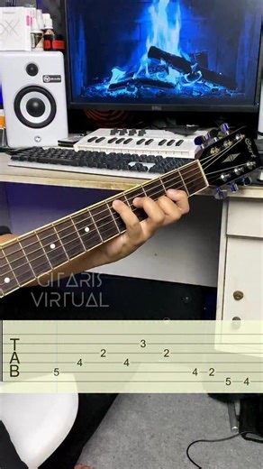 under the bridge | guitar tab #guitartutorial #guitarlessons #guitartabs | Shifa Sihatul Iman