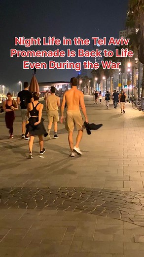87K views · 2K reactions | Night Life in Tel Aviv Promenade… | Visit Israel From Your Home | Facebook