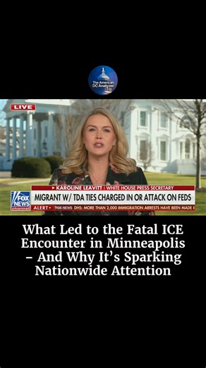 What Led to the Fatal ICE Encounter in Minneapolis – And Why It’s Sparking Nationwide Attention ❓🇺🇸 On January 7, 2026, a 37-year-old U.S. citizen named Renee Good was fatally shot by an ICE agent during an immigration enforcement operation in Minneapolis. Federal officials state the agent acted in self-defense after the vehicle moved toward him while obstructing operations. Local leaders and witnesses have disputed aspects of the account, calling for a transparent investigation. The incident 