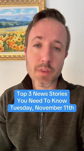 The top news stories for 11/11. #news #breakingnews #dailynews #trump #fyp | David Crabb