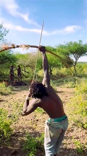 Real Jungle Hunting with Traditional Bow & Arrow🎯 #africantribe