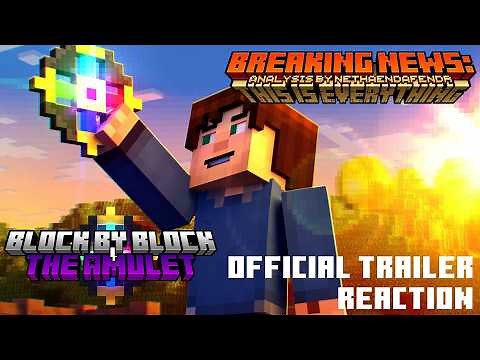 Block By Block: The Amulet Trailer REACTION - This Is EVERYTHING