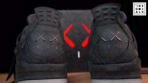 30K views · 1.9K reactions | KAWS x Air Jordan 4 Black Preview via Complex | Pure Soles | Facebook