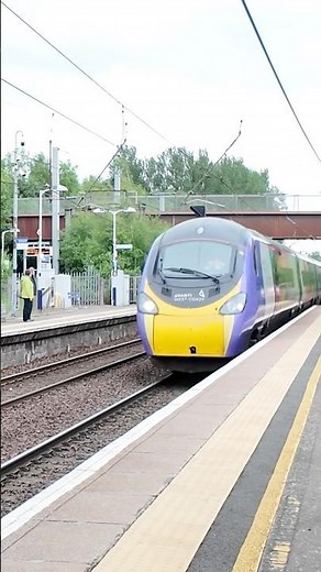 Avanti West Coast Pride Pendolino London Euston to Glasgow Central passing Shieldmuir #wcml #pride