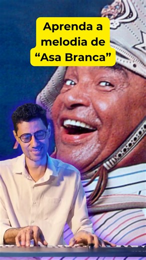 Vem comigo aprender a melodia de Asa Branca! 🎹😁 #tutorial #teclado #música #tecladomusical