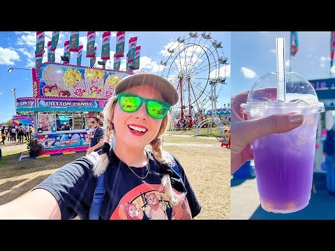 Central Florida Fair! Fun Rides, Fair Food, Shows, Haunted House & Carnival Midway Tour!