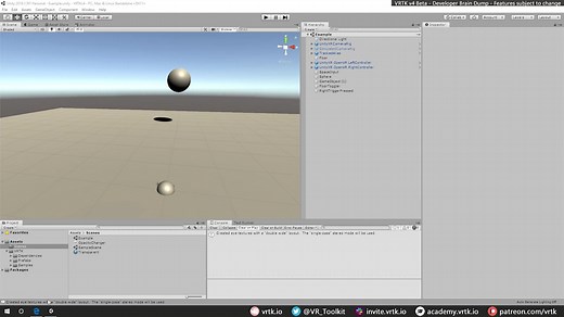 VRTK4开发-射线瞬移和基础交互