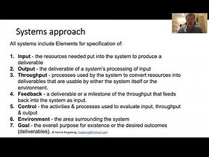 Systems approach