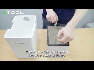 Replace the Pre Filter of the Smoke Purifier for xTool F1