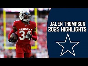Jalen Thompson Highlights 🔥| Welcome to the Cowboys