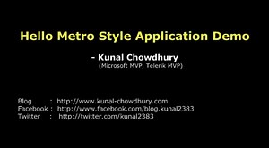 How to Create a Windows 8 Metro Style Application using Visual Studio 2011?