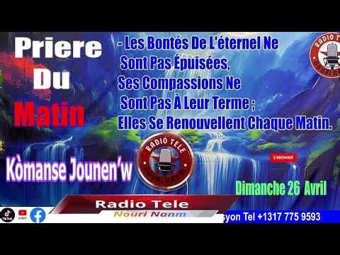 26/04/26 Priere du Matin Qui pourra monter a la montagne de l'Eternel ?