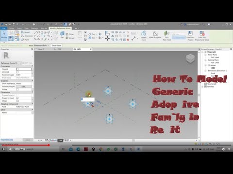 How To Model Generic Adoptive Family in Revit