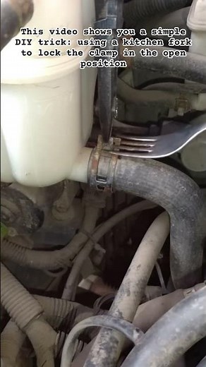 Genius Way to Remove Spring Hose Clamps Fast #CarHack #DIYRepair #MechanicHacks #ToolTips #Auto