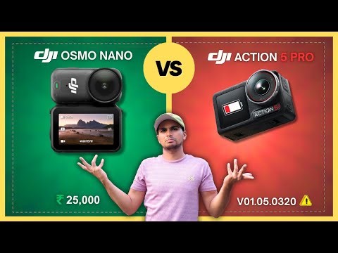 DJI Osmo Nano vs Action 5 Pro 🔥 Firmware Update Issues! 😠