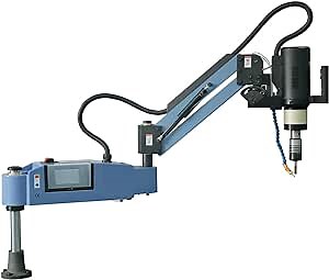 Auto-blow Oiling M4-M24 Tap Collets 1200mm Arm 360° Universal Tapping Machine Electric Tapper 0-550rpm With ANSI Imperial Collets