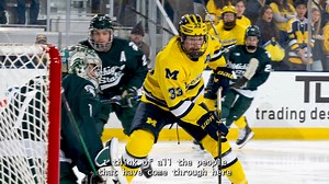 10K views · 394 reactions | Every team needs a guy who sets the tone. Kienan Draper has been that guy for Michigan Hockey. #GoBlue〽️ | Michigan Hockey | Facebook