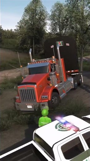 Leaving with suspicious cargo 🤔😱 #shorts #americantrucksimulator #colombia