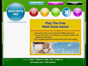 Old Math Facts Pro demo, see new overview instead