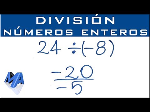 Cómo dividir números enteros