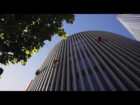 Perth City Library's Iconic Facade Gets a Blue Yonder Access Clean