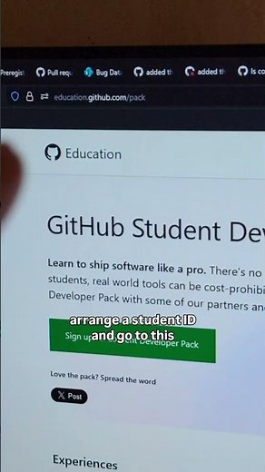 student GitHub developer pack for free ai integration..#coding #ai #github #viral #llm #python