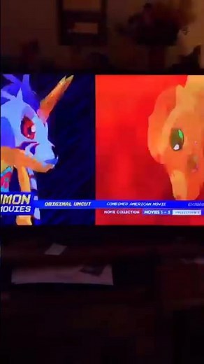 Digimon Movies 1-3 Blu ray menu Discotek media!