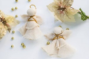 2.5K views · 31 reactions | ⏯ Video #2: This project from AllFreeSewing is heavenly! One of the reasons we love this angel craft so much is because it's quick and easy to make and the end result is a rustic piece that will look perfect anywhere and any time of year. Click on the play button to watch. Click here for the materials needed and written instructions: https://www.allfreesewing.com/Sewn-Ornaments/Rustic-Country-Angel-Ornament | AllFreeChristmasCrafts | Facebook