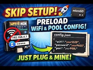 Skip NerdMiner Setup! 🚀 Preload WiFi & Pool Config with microSD (No AP Login Needed)