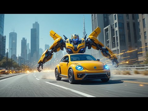 Transforming a VW Beetle into a Bumblebee Robot