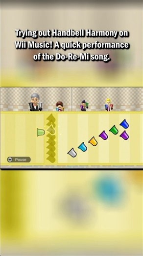 Wii Music - Handbell Harmony - Do-Re-Mi (Fast Tempo) - 100 Points (Shorts)