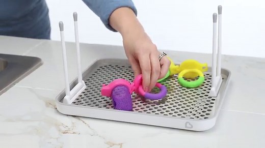 Munchkin Baby Feeder for Fresh Food and Fruit, 2 Pack, Coral/Purple