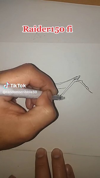 Raider 150 Fi Drawing Tutorial