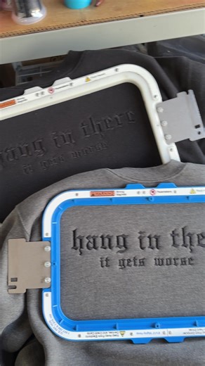 Hang in There: Embroidered Crewneck Fashion