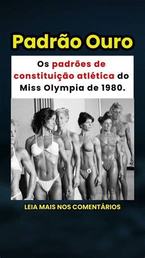 O Padrão de Físico Atlético do Miss Olympia de 1980! 🏆💪