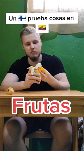 Un 🇫🇮 probando frutas en 🇪🇨 #ecuador #finlandia #finlandés #viajando #cultura #frutas