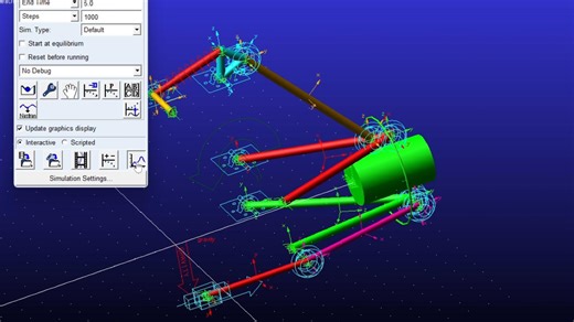 Adams View前悬架转向建模&运动仿真&干涉检查