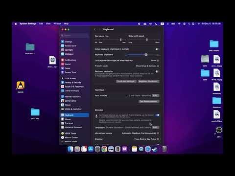 How to add a language or keyboard layout on an Apple iMac (macOS)