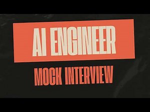 AI Engineer Mock Interview | Real Technical Round Simulation