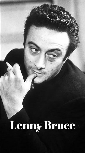 Lenny Bruce - His Death What Happened? #shorts #history #comedy