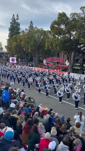 Our Rose Parade Performance 🌹 Thank you, TofR Music, for letting us capture this moment. Onto the Rose Bowl Game! 🐾 #BlueBandHype #WeAre | Penn State Blue Band Official