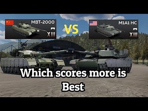MBT 2000 vs M1A1 HC – Epic War Thunder Mobile Tank Battle Gameplay