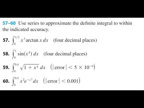 Use series to approximate the definite integral to within the indicated accuracy.