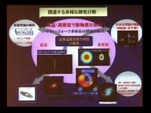 京都大学 第5回市民講座「宇宙と物質の神秘に迫る～物理科学最前線～」「素粒子の『溶ける』話－超高温・高密度の世界の探求－」國廣 悌二（京都大学基礎物理学研究所 教授）2007年9月30日