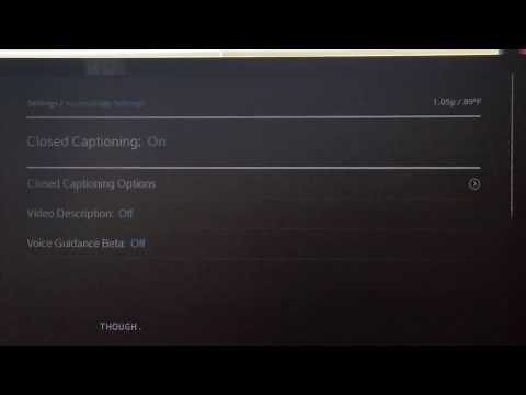 How to turn on and off Closed Captioning on Xfinity X1 box