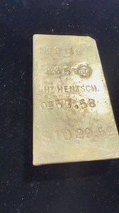 19K views · 30 reactions | Henri Hentsch gold bar recovered from the infamous S.S Central America shipwreck | Stack's Bowers | Facebook