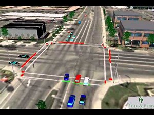 Simulation of Intersection Level of Service A