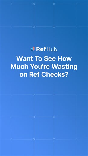 You’ve seen how slow hiring can get. Now see the smarter way. Ref Hub automates your entire reference checking process and adds AI-powered assessments - all in one secure platform. ✅ Automated SMS & Email Follow-Ups ✅ AI Insight Reports in