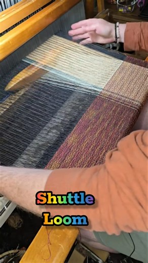 Ancient Shuttle Loom Weaving #shuttle #loom #weaving