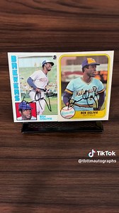 Early 80’s #ttm return from #brewersbaseball legend Ben Oglivie
